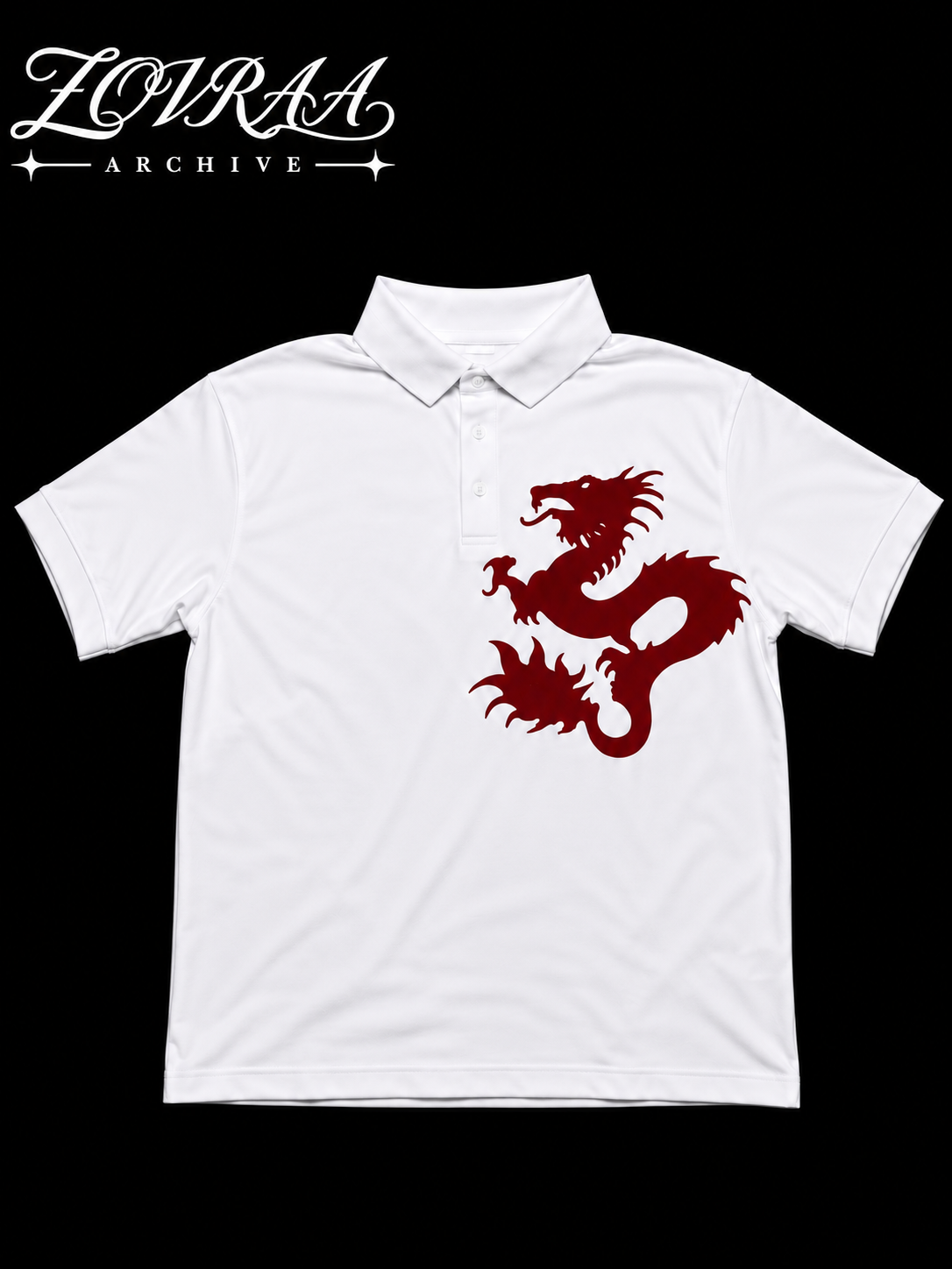 DEAN BLUNT RED DRAGON POLO