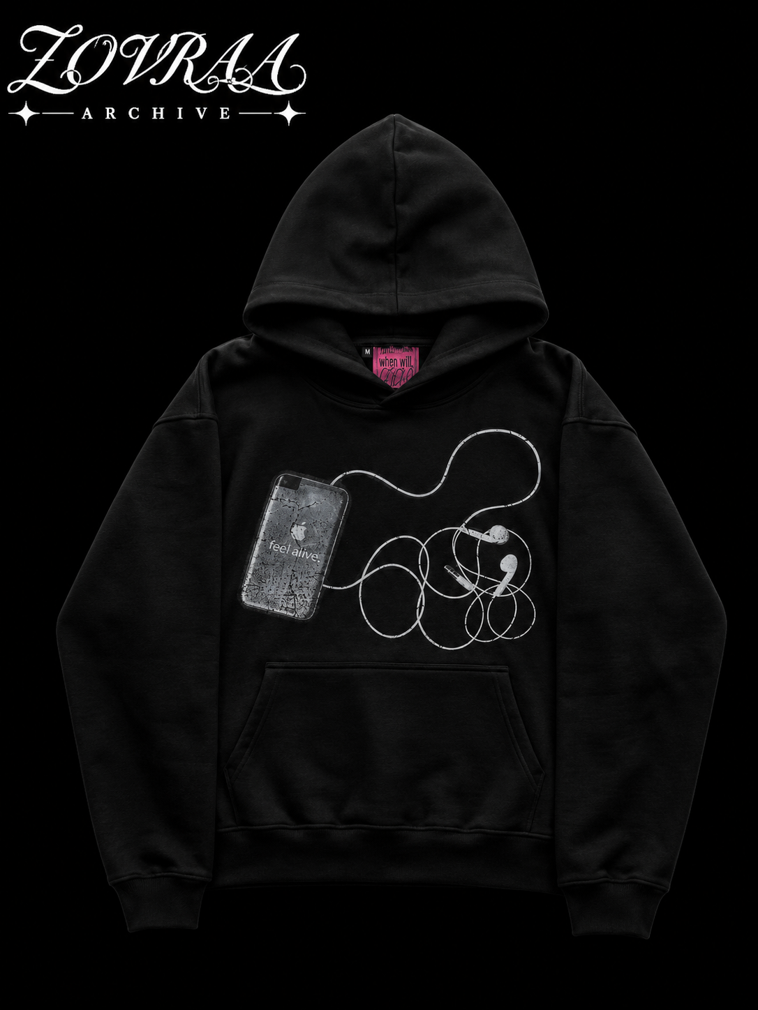FEELALIVE.MP3 HOODIE