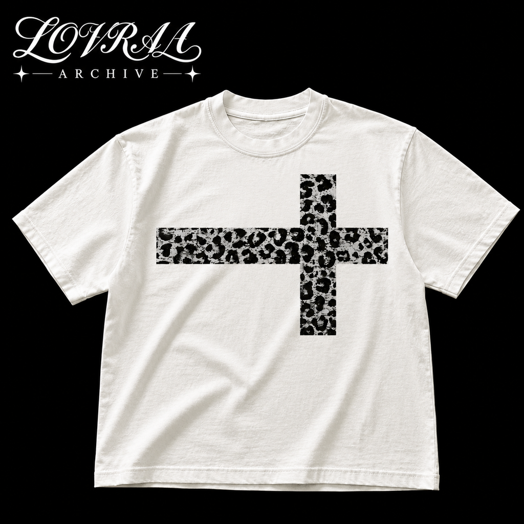 Leopard Cross Tee