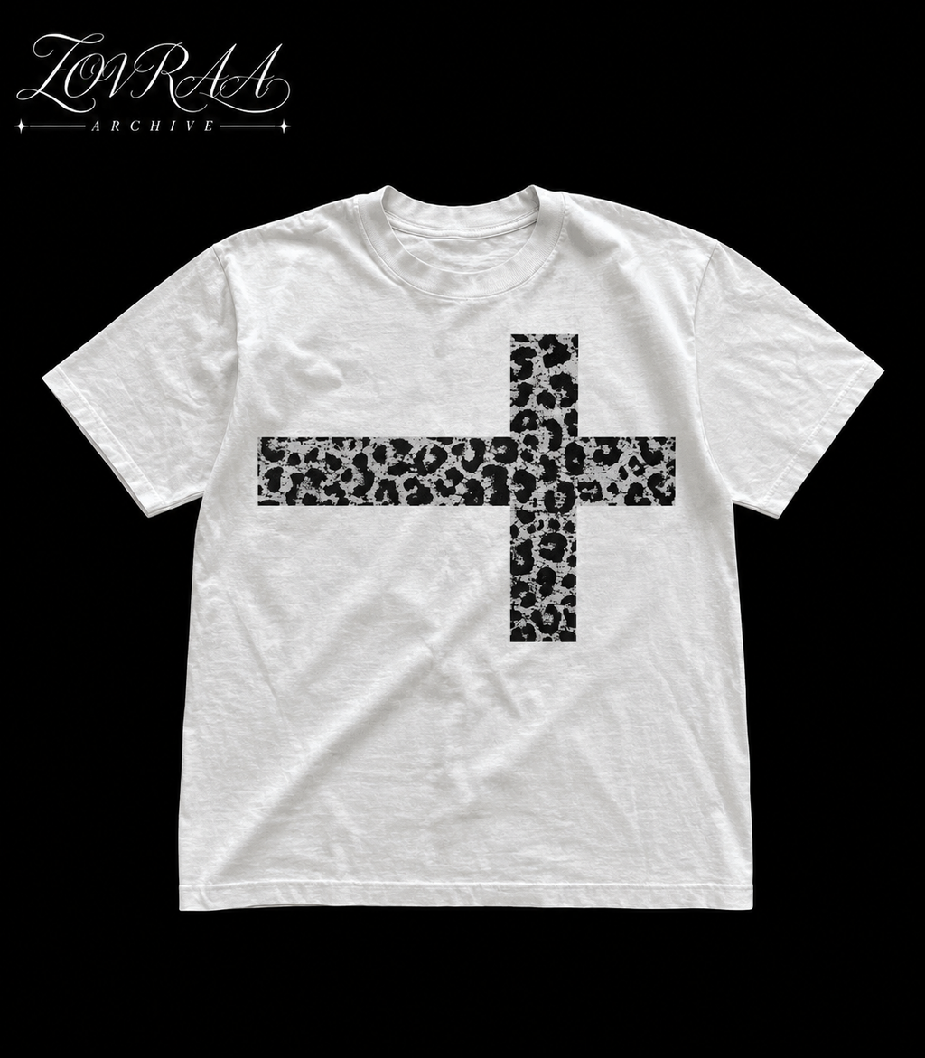 Leopard Cross Tee