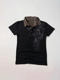 Leopard Collar Polo